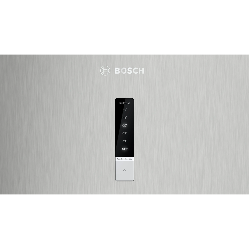 Refrigerator Bosch KDN43VLE0T, 328L, E, 42dB, No Frost, Silver