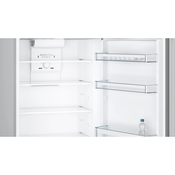 Refrigerator Bosch KDN43VLE0T, 328L, E, 42dB, No Frost, Silver