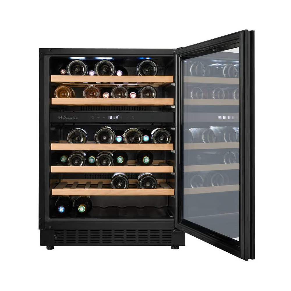 Built-in Wine Refrigerator La Sommelière LSBU50DZ, F, 47L, 39dB, Black