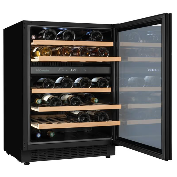 Built-in Wine Refrigerator La Sommelière LSBU50DZ, F, 47L, 39dB, Black