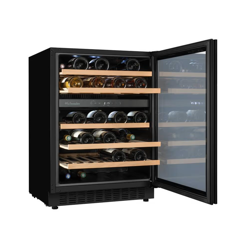 ჩასაშენებელი ღვინის მაცივარი La Sommelière LSBU50DZ, F, 47L, 39dB, Built-in Wine Refrigerator, Black