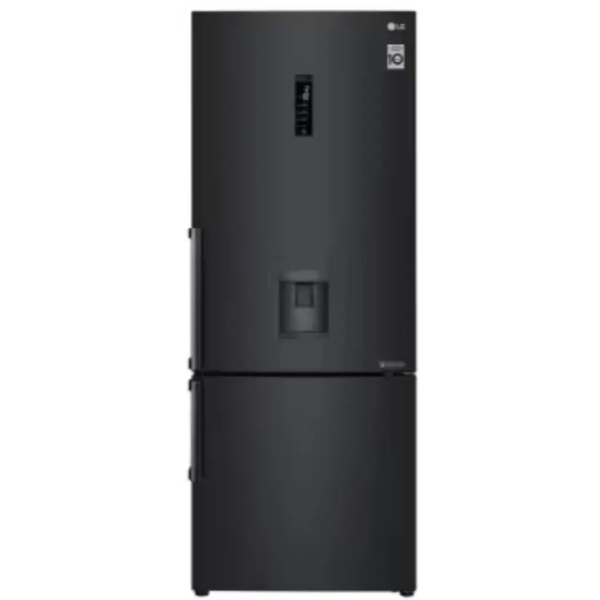 Refrigerator LG GR-F589BQCM.AMCQMER, 446L, A++, 41Db, Black