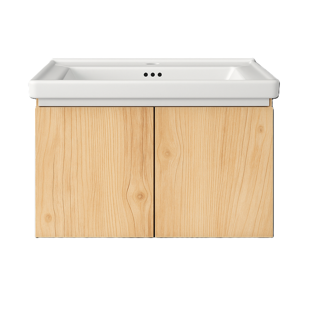 აბაზანის ავეჯი MWB light Wood 16041252, +Mirror, Bathroom Furniture, Brown