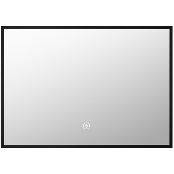 აბაზანის სარკე OEM LED LM-130 90 x 120, Bath Mirror, Black