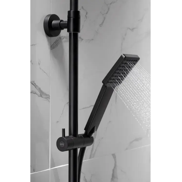 Shower system with thermostat KFA Logon Premium, Black
