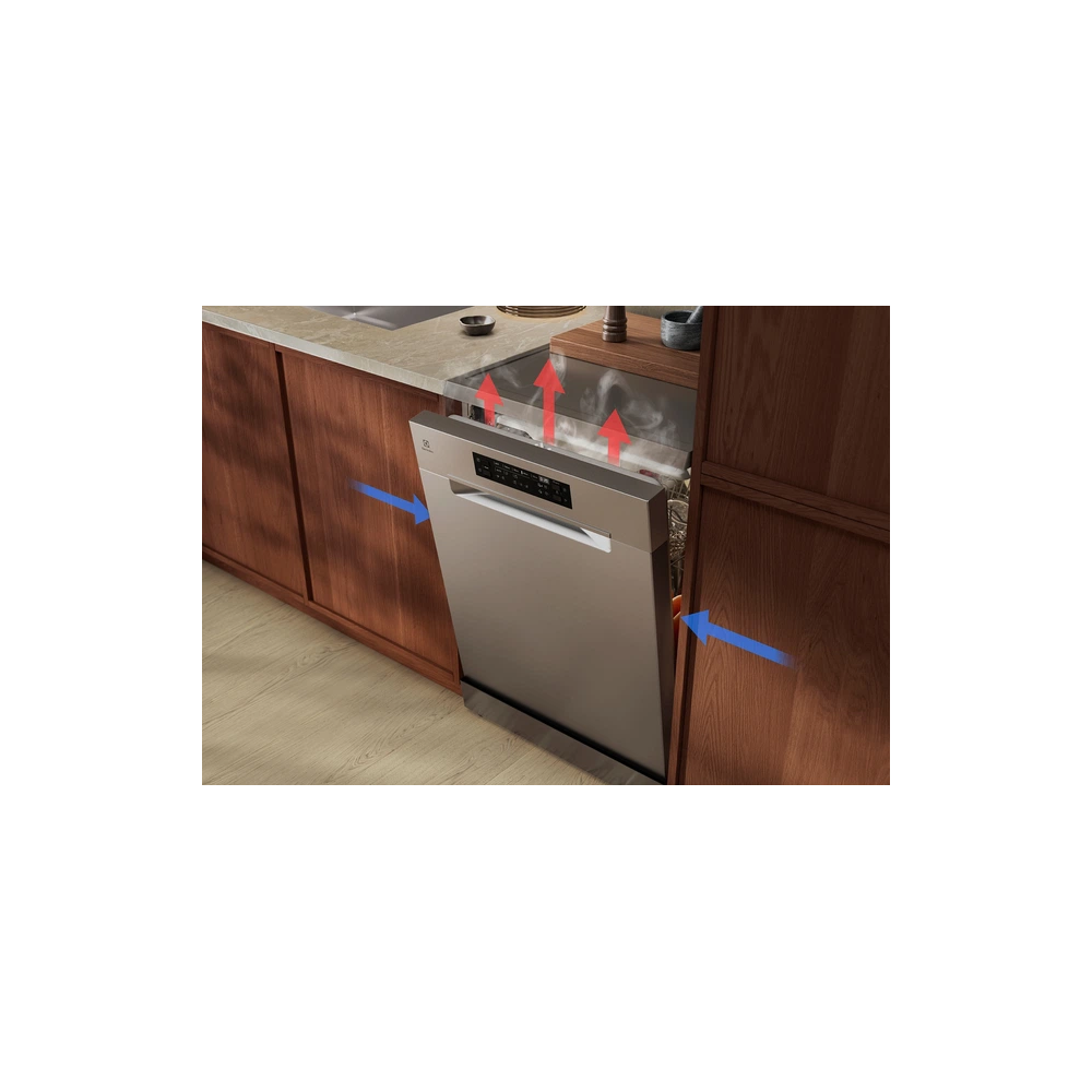 Dishwasher Electrolux E52SE100SX, A+, 44dB, Silver