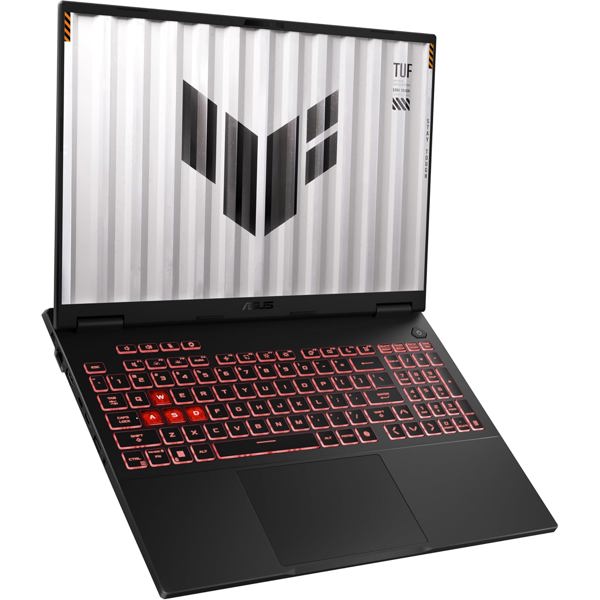 ნოუთბუქი Asus TUF FA608PM-RV040W A16, 16", Ryzen 9-8940HX, 16GB, 512GB SSD, RTX5060 8GB, W11H, Jaeger Gray