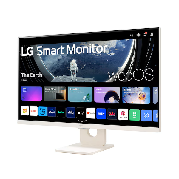 Monitor LG 27U511SA-W.AMC SMART 27, 27", FHD, IPS, HDMI, USB, White