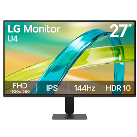 Monitor LG 27U411B-B.AMC, 27", FHD, IPS, HDMI, 3.5mm, Black