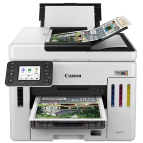 Color Printer Canon 6880C009AB MAXIFY GX7140, MFP, A4, USB, Wi-Fi, LAN, White