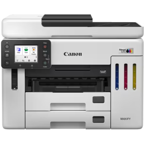 Color Printer Canon 6880C009AB MAXIFY GX7140, MFP, A4, USB, Wi-Fi, LAN, White