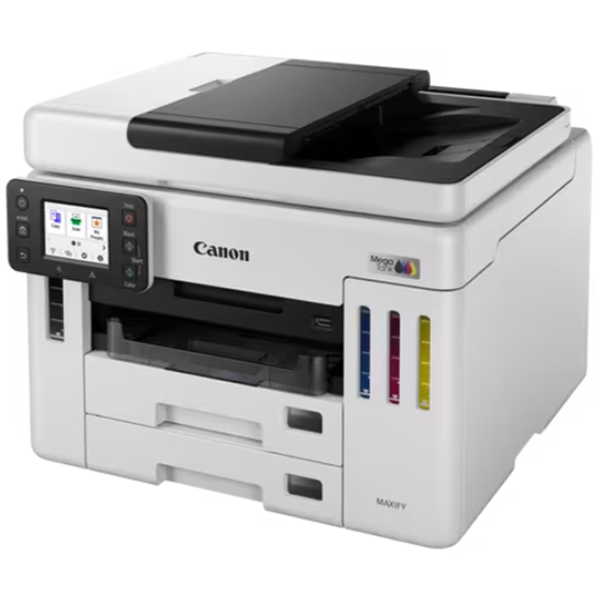 Color Printer Canon 6880C009AB MAXIFY GX7140, MFP, A4, USB, Wi-Fi, LAN, White