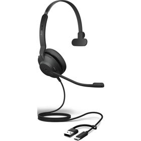 ყურსასმენი Jabra 23189-899-779 Evolve2 30 SE, Headset, Wired, USB, Type-c, Black