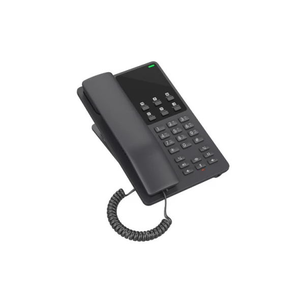 სტაციონარული ტელეფონი Grandstream GHP621, IP Phone, 2 SIP, PoE, Black