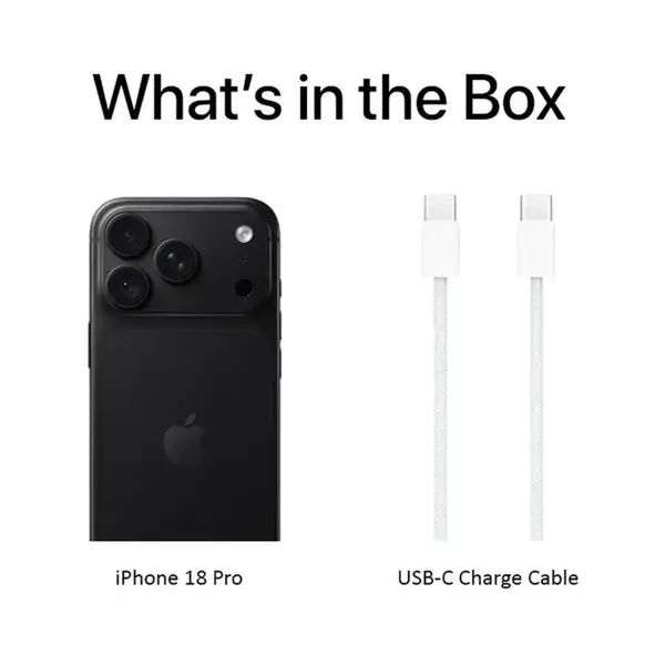 Mobile Phone Apple iPhone 18 Pro, 12GB, 256GB, SIM+eSIM, 5G, NFC, Black