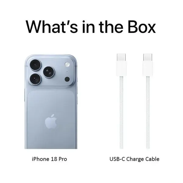 Mobile Phone Apple iPhone 18 Pro, 12GB, 256GB, SIM+eSIM, 5G, NFC, Glacier