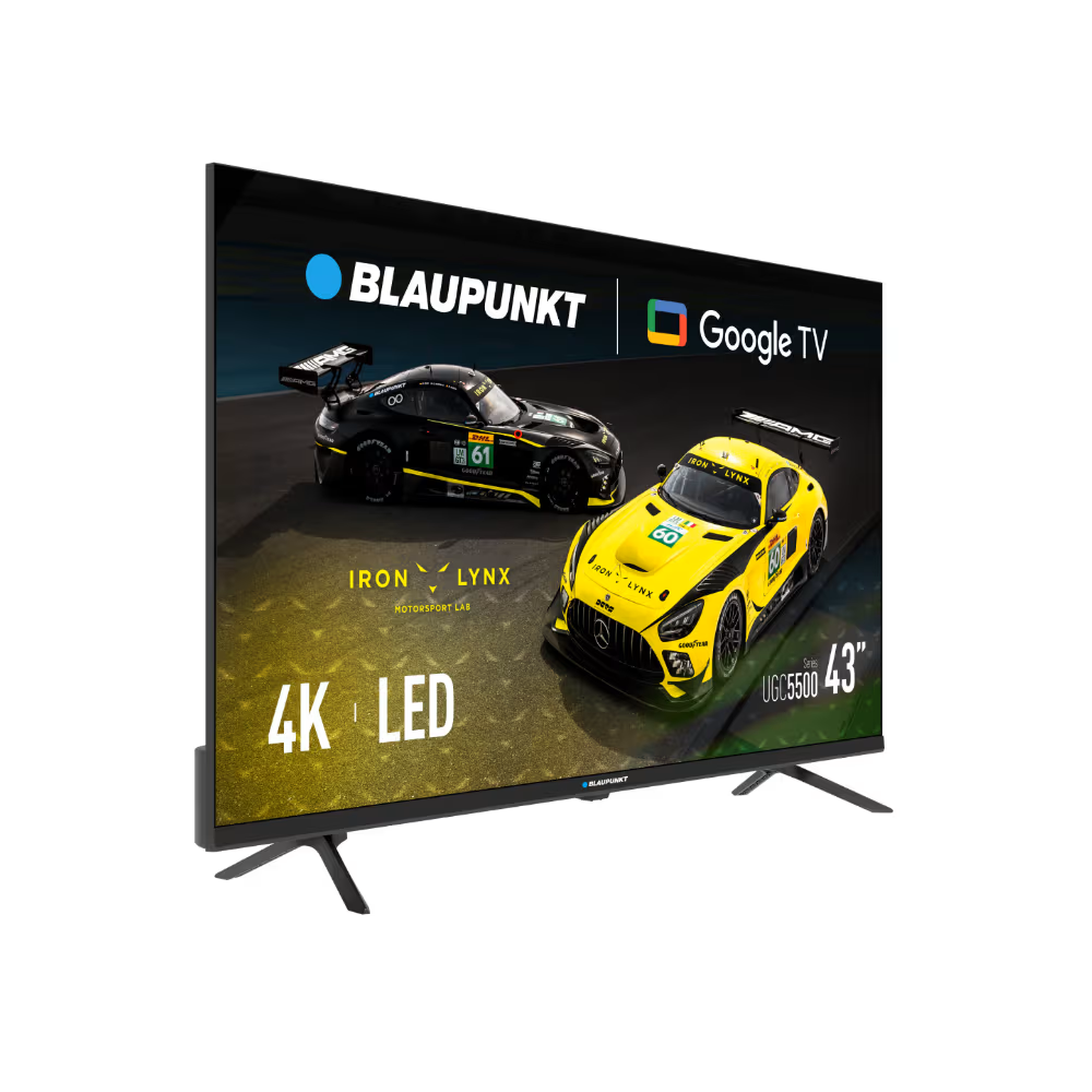 ტელევიზორი Blaupunkt 43UGC5500 LED, 43", 4K UHD, 60Hz, HDMI, USB, LAN, BT, WIFI, Black