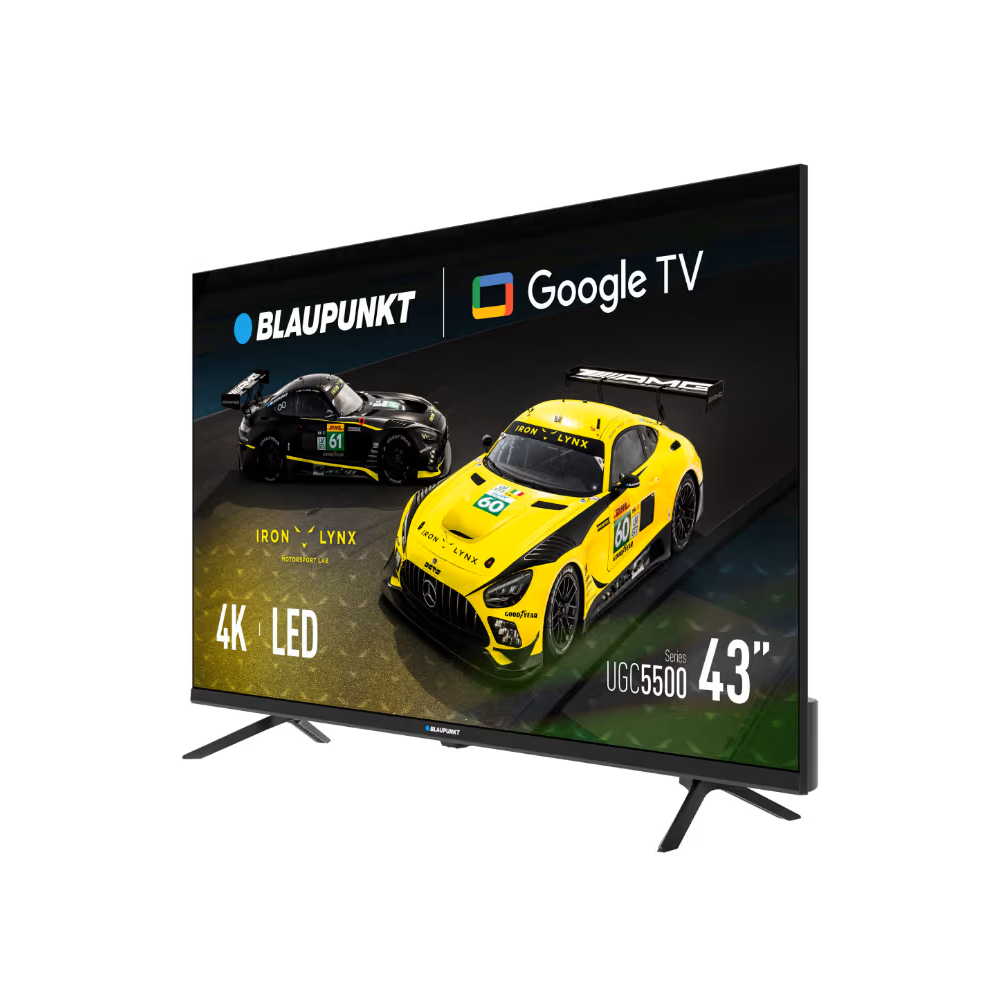 ტელევიზორი Blaupunkt 43UGC5500 LED, 43", 4K UHD, 60Hz, HDMI, USB, LAN, BT, WIFI, Black