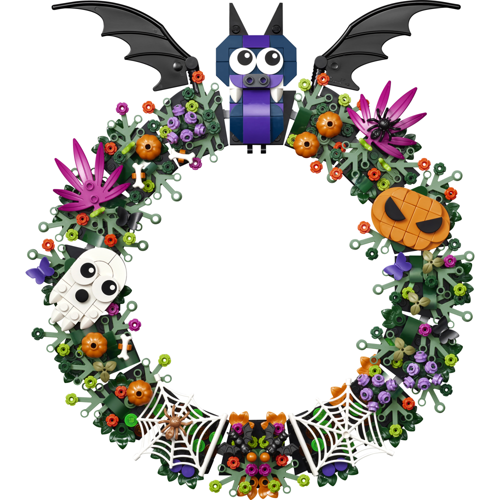 ასაწყობი კონსტრუქცია LEGO 40825, Halloween Wreath, Prefabricated Construction