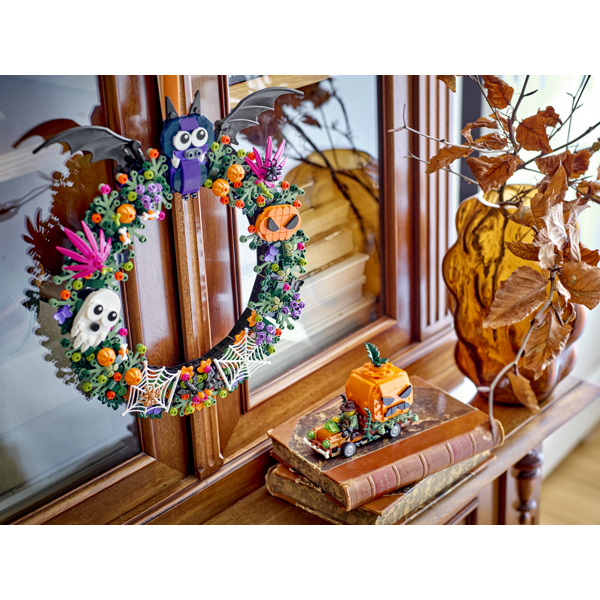 ასაწყობი კონსტრუქცია LEGO 40825, Halloween Wreath, Prefabricated Construction
