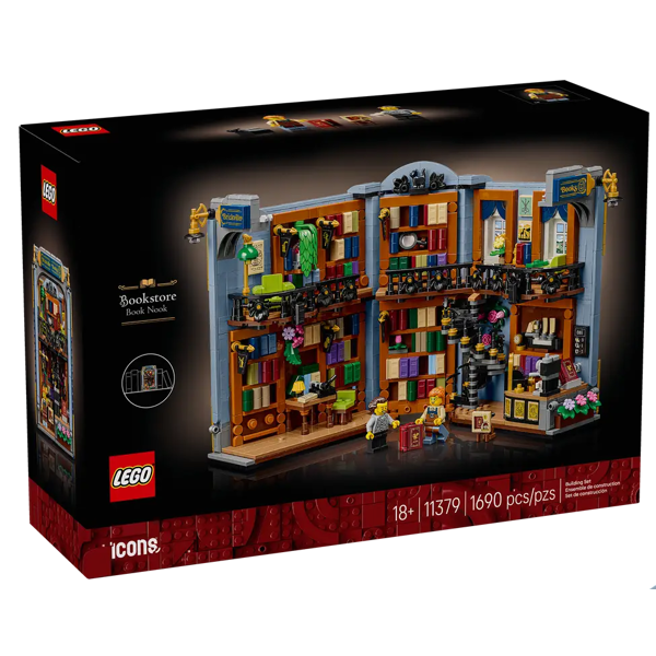 Prefabricated Constructio Lego 11379 Icons, Bookstore: Book Nook