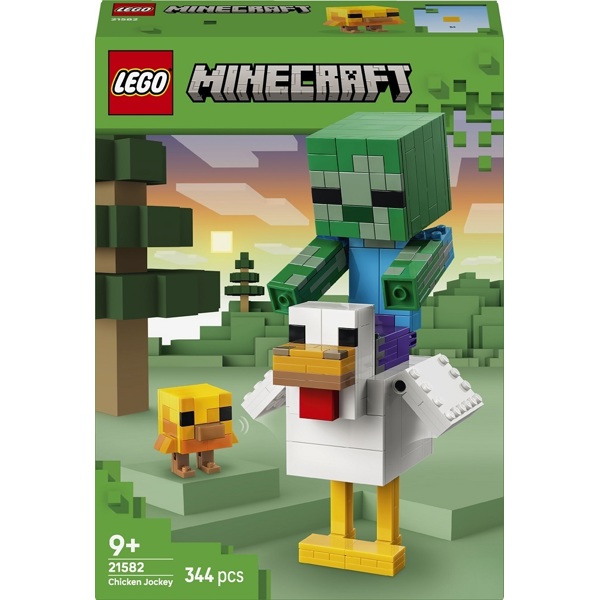 ასაწყობი კონსტრუქცია LEGO 21582, Minecraft Chicken Jockey, Prefabricated Construction