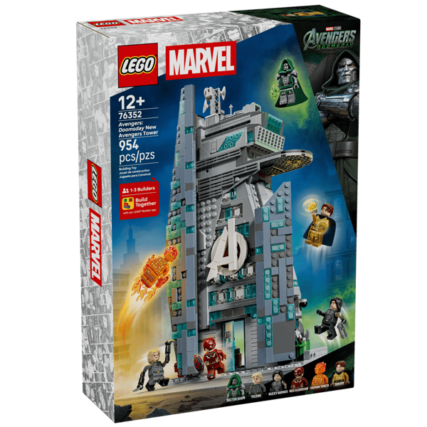Prefabricated Construction LEGO 76352 Marvel, Avengers: Doomsday New Avengers Tower