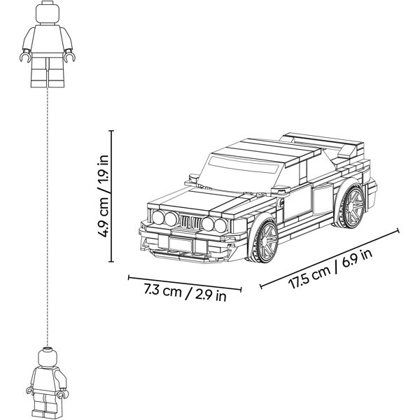 ასაწყობი კონსტრუქცია LEGO 77263, BMW M3 (E30), Prefabricated Construction