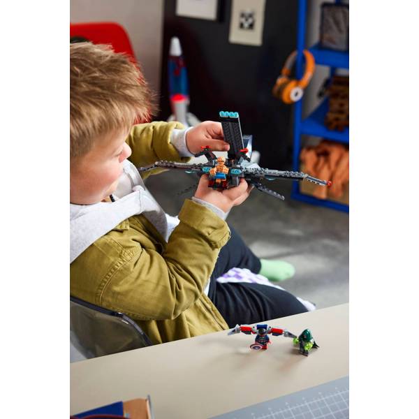 ასაწყობი კონსტრუქცია LEGO 76347 Marvel, Avengers: Doomsday Quinjet, Prefabricated Construction