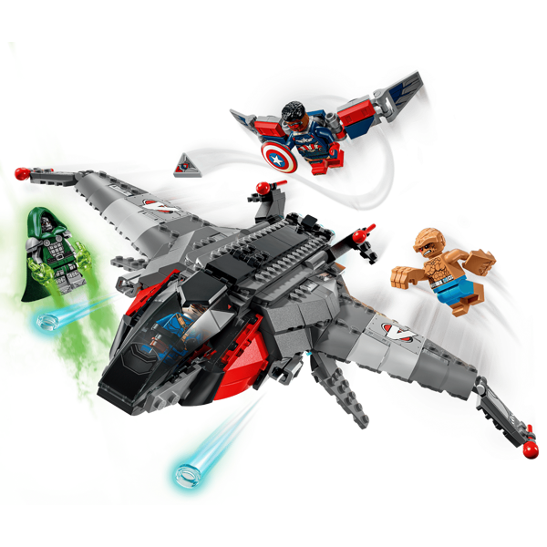 Prefabricated Construction LEGO 76347 Marvel, Avengers: Doomsday Quinjet