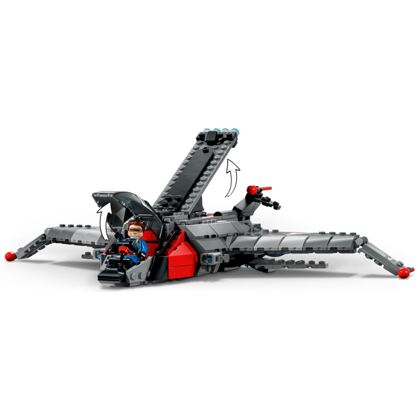 ასაწყობი კონსტრუქცია LEGO 76347 Marvel, Avengers: Doomsday Quinjet, Prefabricated Construction