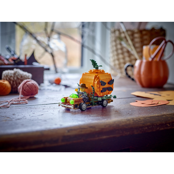 ასაწყობი კონსტრუქცია LEGO 40822, Jack-O'-Lantern Pickup Truck, Prefabricated Construction