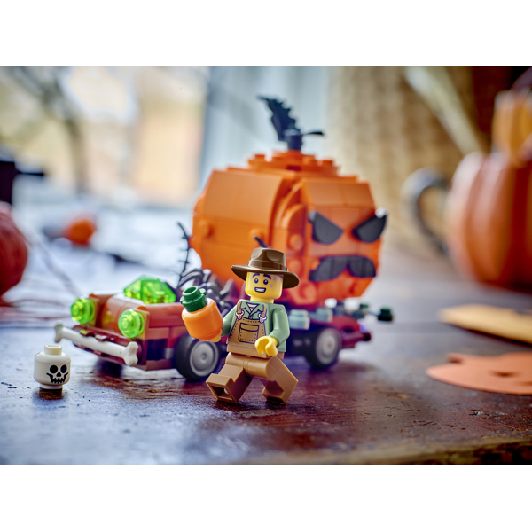 ასაწყობი კონსტრუქცია LEGO 40822, Jack-O'-Lantern Pickup Truck, Prefabricated Construction