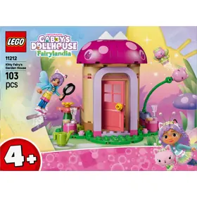 ასაწყობი კონსტრუქცია LEGO 11212, Gabby's Dollhouse Kitty Fairy's Garden House, Prefabricated Construction