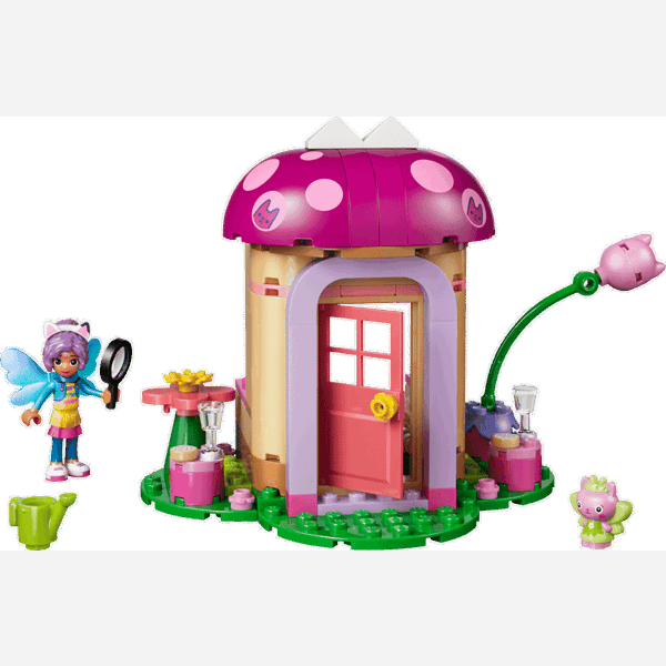 ასაწყობი კონსტრუქცია LEGO 11212, Gabby's Dollhouse Kitty Fairy's Garden House, Prefabricated Construction