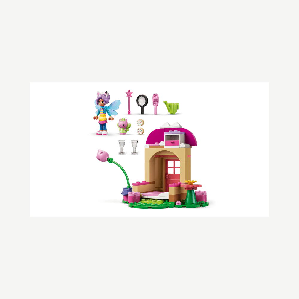 ასაწყობი კონსტრუქცია LEGO 11212, Gabby's Dollhouse Kitty Fairy's Garden House, Prefabricated Construction