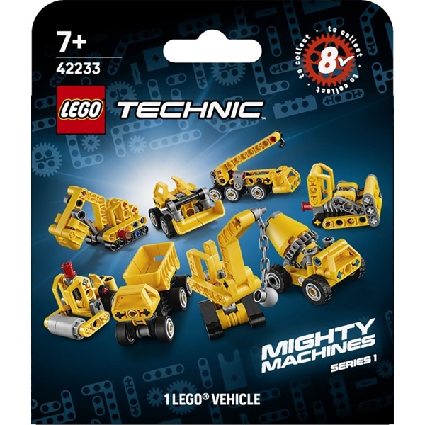 ასაწყობი კონსტრუქცია LEGO 42233, Mighty Machines blind box, Prefabricated Construction