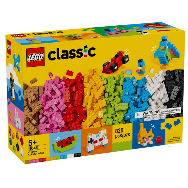 ასაწყობი კონსტრუქცია LEGO 11045 Classic, Creative Colorful Bricks, Prefabricated Construction