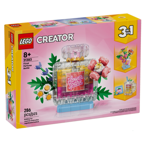 ასაწყობი კონსტრუქცია LEGO 31383 Creator 3-in-1, Floral Decor Perfume Bottle, Prefabricated Construction