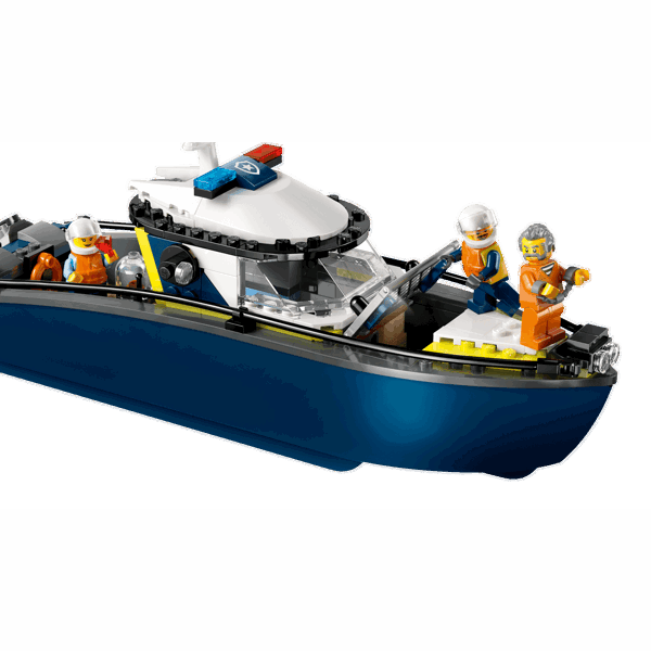 ასაწყობი კონსტრუქცია LEGO 60456, Police Boat Chase, Prefabricated Construction