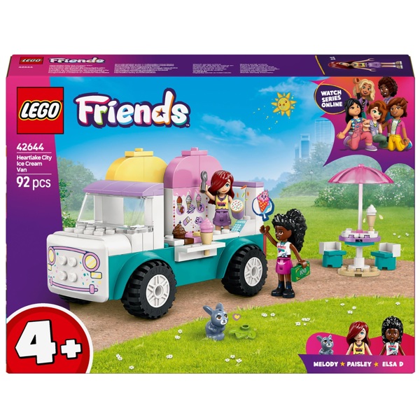 ასაწყობი კონსტრუქცია LEGO 42644, Heartlake City Ice Cream Van, Prefabricated Construction