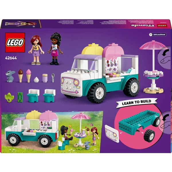 ასაწყობი კონსტრუქცია LEGO 42644, Heartlake City Ice Cream Van, Prefabricated Construction