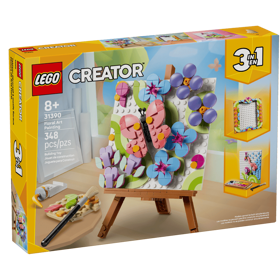 Prefabricated Construction LEGO 31390- Creator 3-in-1, Floral Art Decor Painting