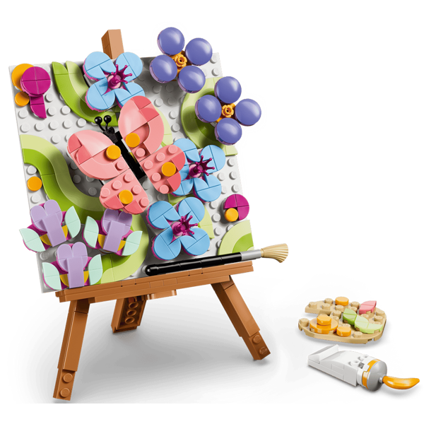 Prefabricated Construction LEGO 31390- Creator 3-in-1, Floral Art Decor Painting