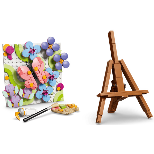 Prefabricated Construction LEGO 31390- Creator 3-in-1, Floral Art Decor Painting