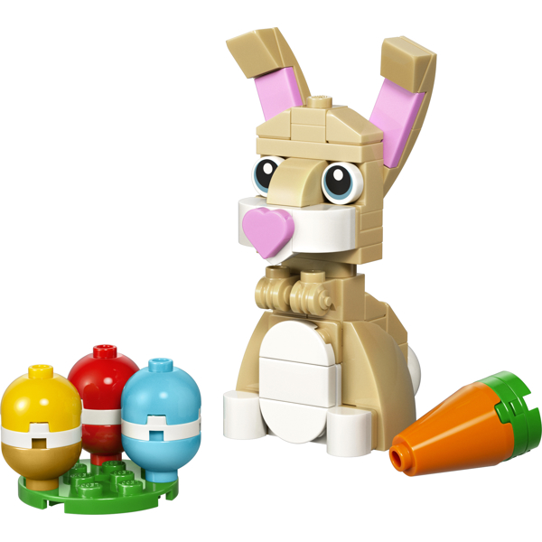 ასაწყობი კონსტრუქცია LEGO 30716, Cute Easter Bunny, Prefabricated Construction