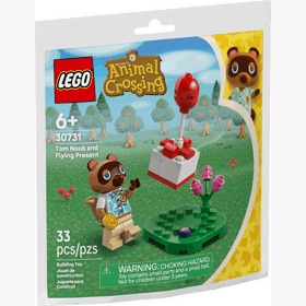 ასაწყობი კონსტრუქცია LEGO 30731-, Tom Nook and Flying Present, Prefabricated Construction