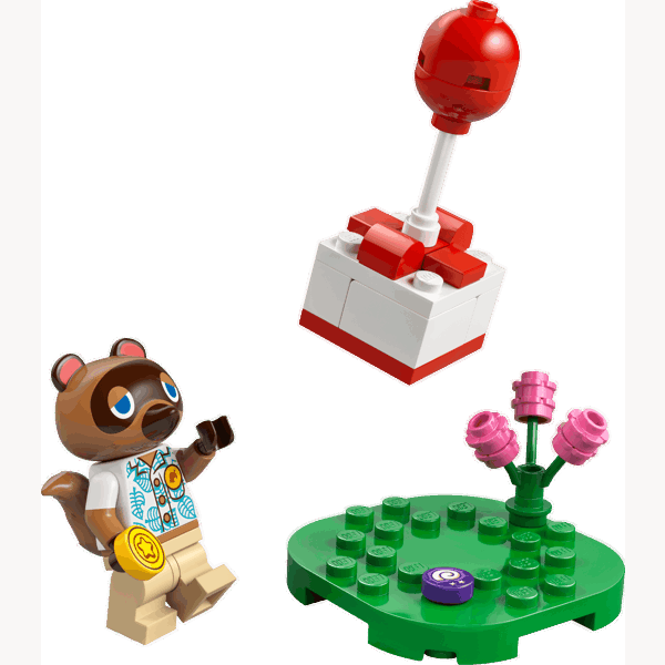 ასაწყობი კონსტრუქცია LEGO 30731-, Tom Nook and Flying Present, Prefabricated Construction