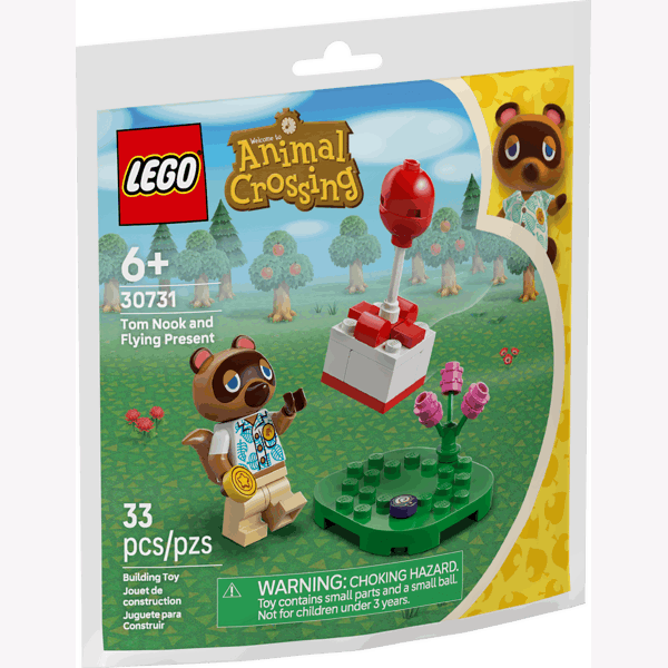 ასაწყობი კონსტრუქცია LEGO 30731-, Tom Nook and Flying Present, Prefabricated Construction