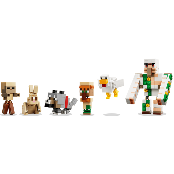 ასაწყობი კონსტრუქცია LEGO 21592 Minecraft, Chicken Jockey Desert Attack, Prefabricated Construction